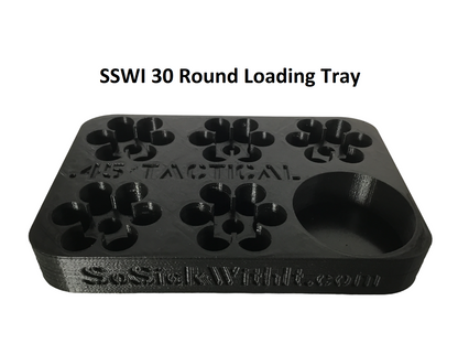SSWI 45 6 Shot Revolver Loading Tray, Speed Loader Slot and Carrying Case Kit