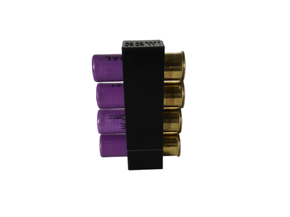 4 Shell Tactical Shotgun 16 Gauge Shell Ammo Holder with Vest / Belt Clip 16 Ga.