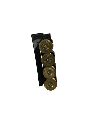 4 Shell Tactical Shotgun 16 Gauge Shell Ammo Holder with Vest / Belt Clip 16 Ga.