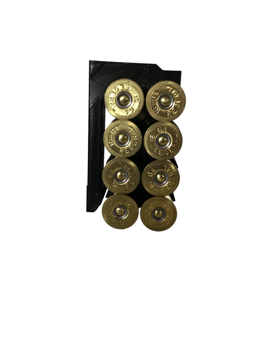 8 Shell Tactical Shotgun 16 Gauge Shell Ammo Holder with Vest / Belt Clip 16 Ga.