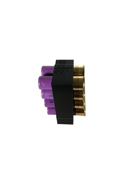 8 Shell Tactical Shotgun 16 Gauge Shell Ammo Holder with Vest / Belt Clip 16 Ga.