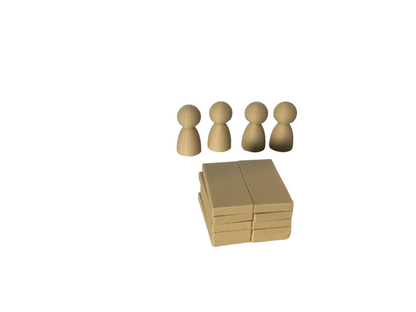 Quoridor Strategy Board Game Replacement Pieces Parts , Walls, Players, Pawns