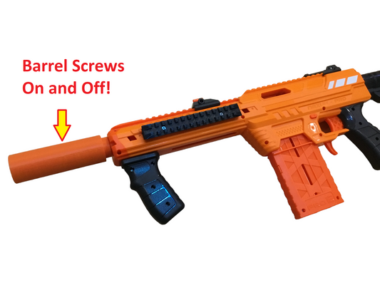 SSWI Screw on Silencer Barrel Mod for Adventure Force Nexus Pro and More