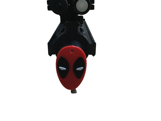 SSWI Deadpool Paintball Gun Barrel Plug Cover - Dead Pool Paint Ball Cover