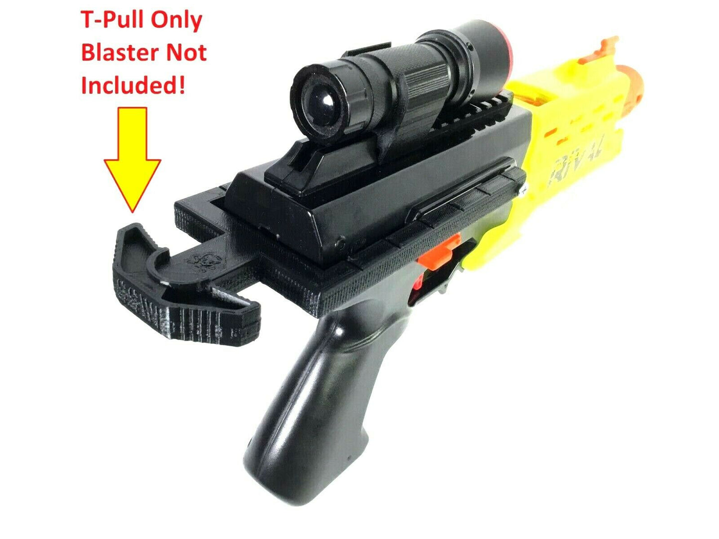 SSWI Nerf Rival Mercury Compatible T-Pull Handle, T-Grip, Charging Handle Mod