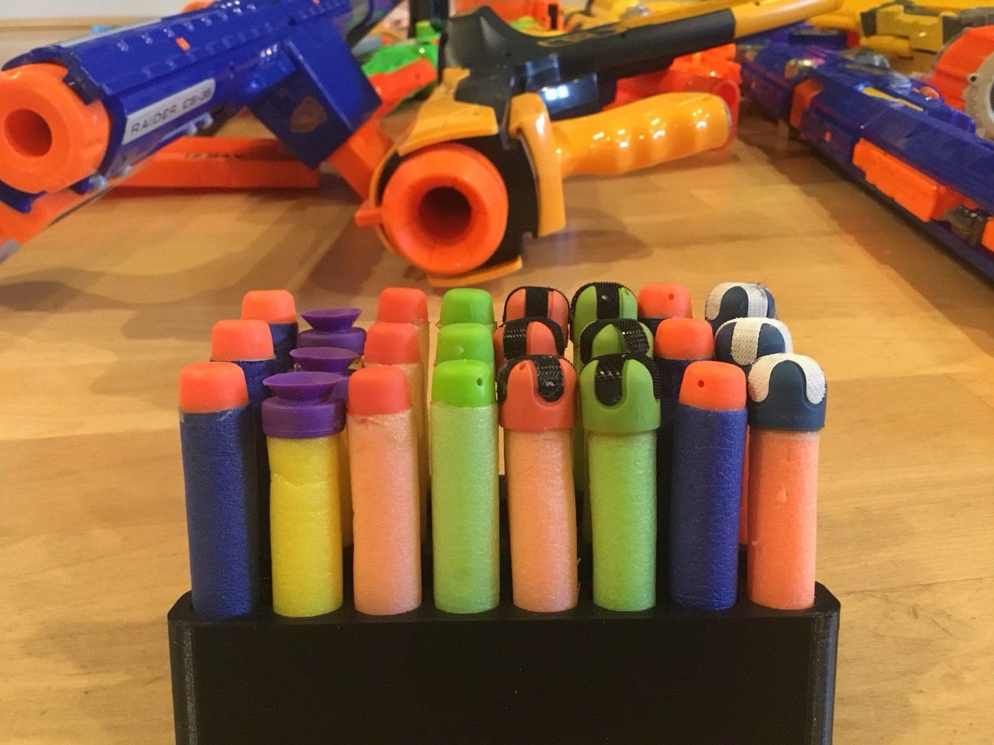 Nerf N Strike Compatible Ammo Dart Storage Box Holder Container 24 DART Storage