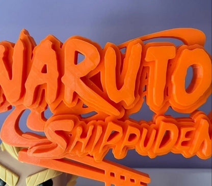 Naruto Display Sign Stand