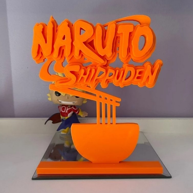 Naruto Display Sign Stand