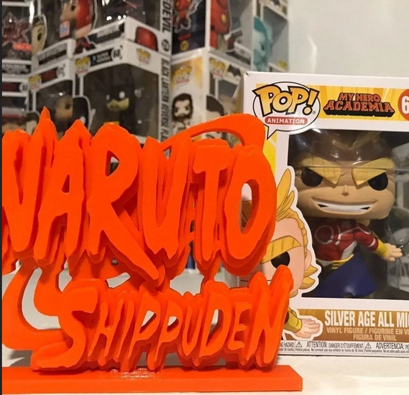 Naruto Display Sign Stand