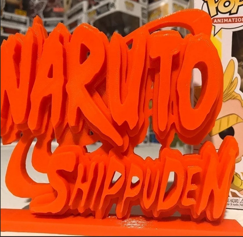 Naruto Display Sign Stand