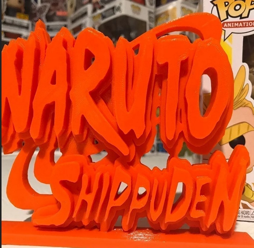 Naruto Display Sign Stand