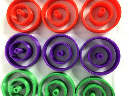 Otrio Game Missing Replacement Pieces Parts Tic Tac Toe Tokens All Selections