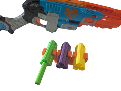 SSWI 3 Shell Rail MOD Attachment for Zombie Sledge Fire SledgeFire - Any Color
