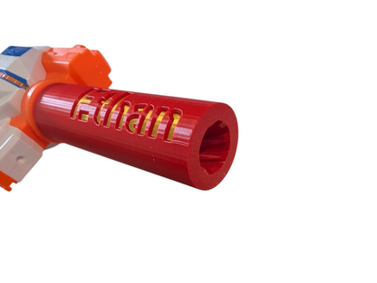 SSWI Any 2 Colors Custom Engraved Barrel for Dart Blaster Stryfe, Modulus & more