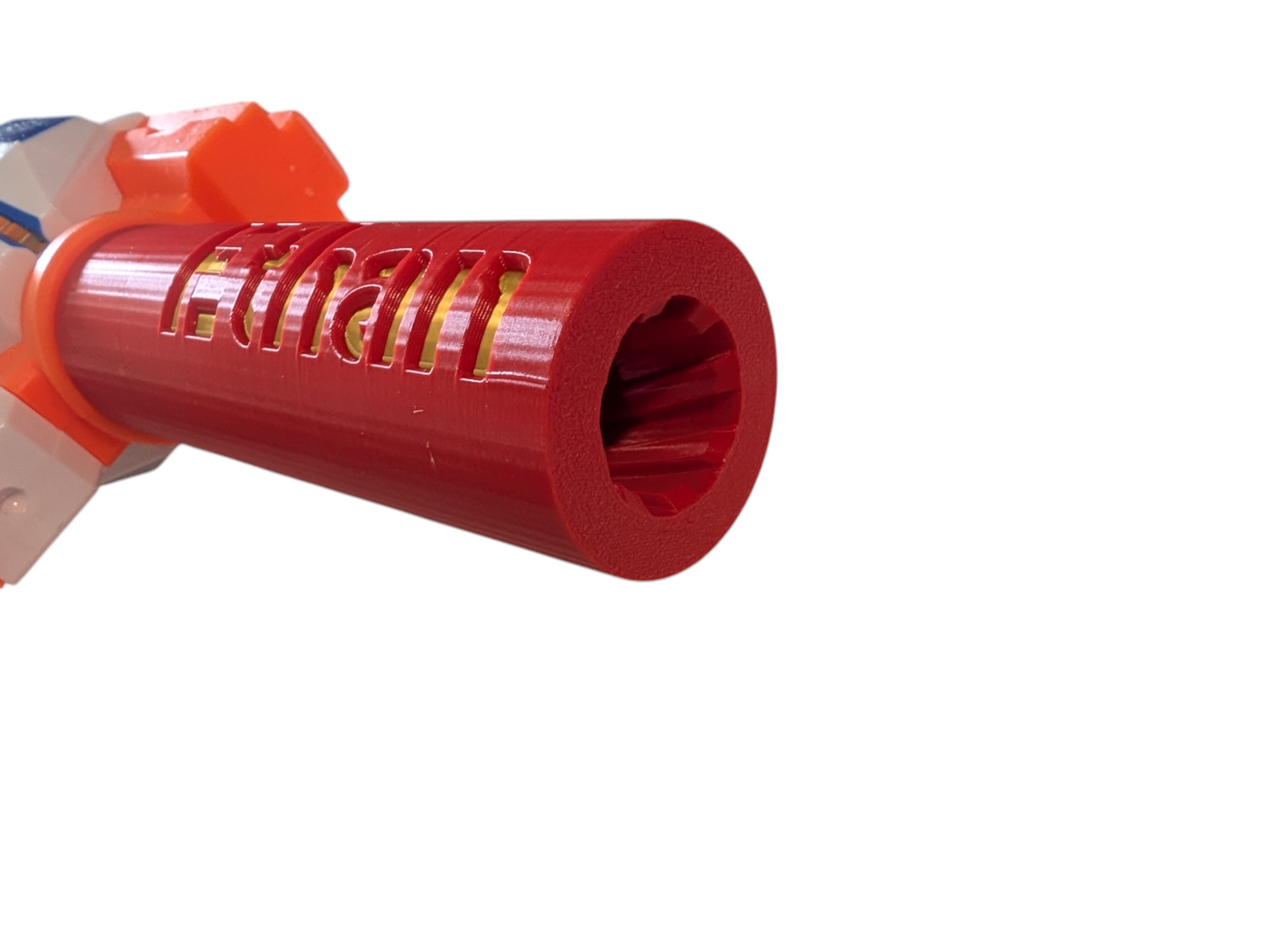 SSWI Any 2 Colors Custom Engraved Barrel for Dart Blaster Stryfe, Modulus & more