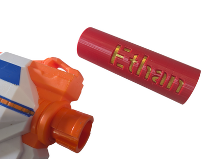 SSWI Any 2 Colors Custom Engraved Barrel for Dart Blaster Stryfe, Modulus & more