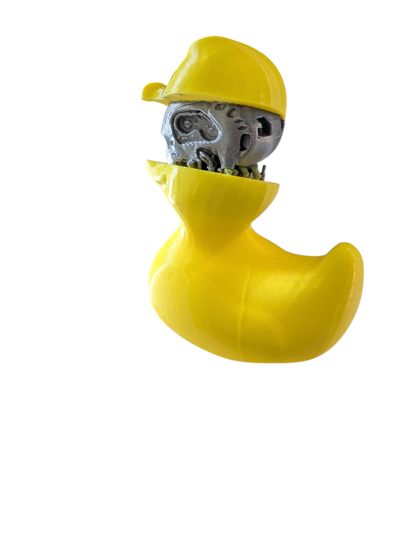 Duckanator: Custom T-800 Terminator Endoskeleton SSWI Duck - 3.5" Collectible - Jeep Duck