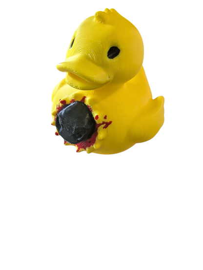 Alien Bust SSWI Duck – Custom Sci-Fi Collectible Figurine Movie Themed 3.3"