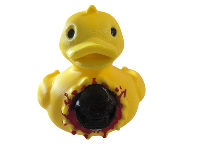 Alien Bust SSWI Duck – Custom Sci-Fi Collectible Figurine Movie Themed 3.3"