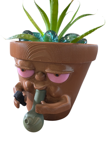 SSWI Pot Smoking Pot 420 Planter The Most ELEVATED Planter for Succulents & More