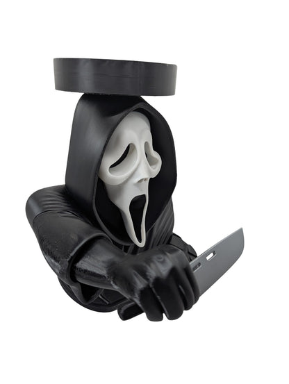 Ghostface Scream 3 Wick Candle Holder Horror Movie Decor Stand 9" Display