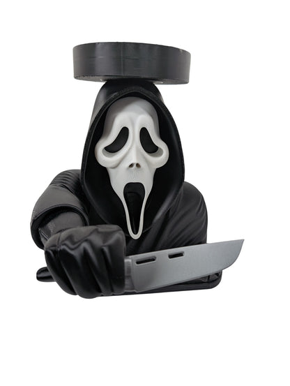 Ghostface Scream 3 Wick Candle Holder Horror Movie Decor Stand 9" Display