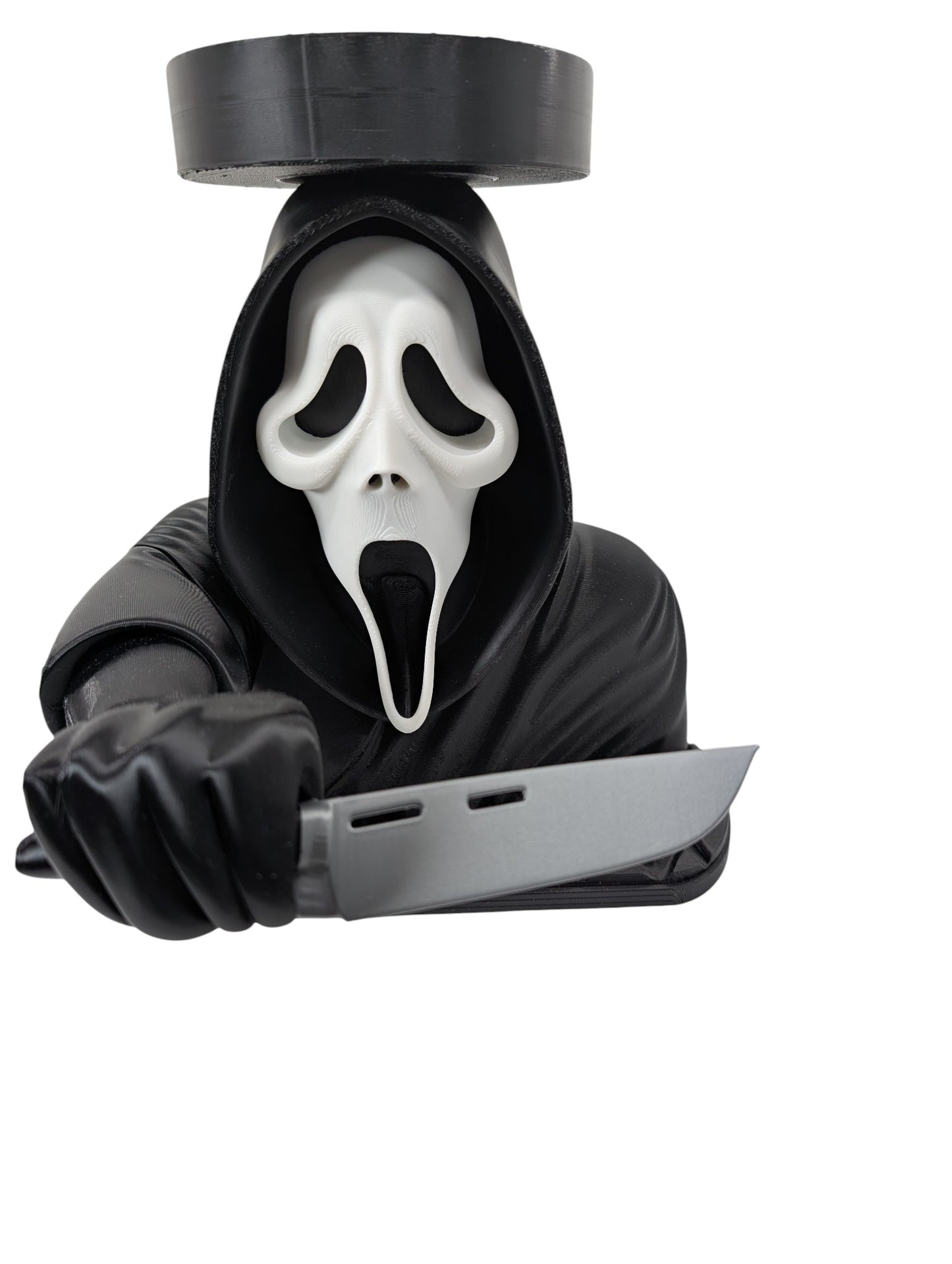 Ghostface Scream 3 Wick Candle Holder Horror Movie Decor Stand 9" Display