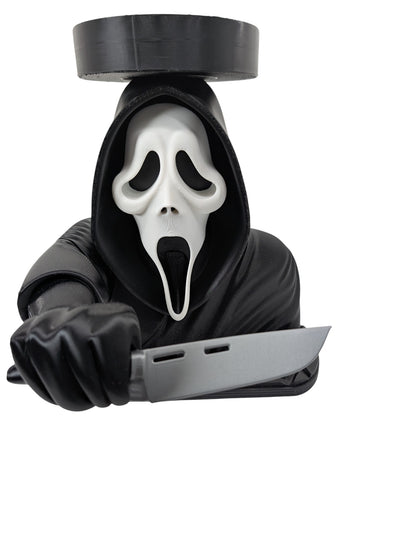 Ghostface Scream 3 Wick Candle Holder Horror Movie Decor Stand 9" Display