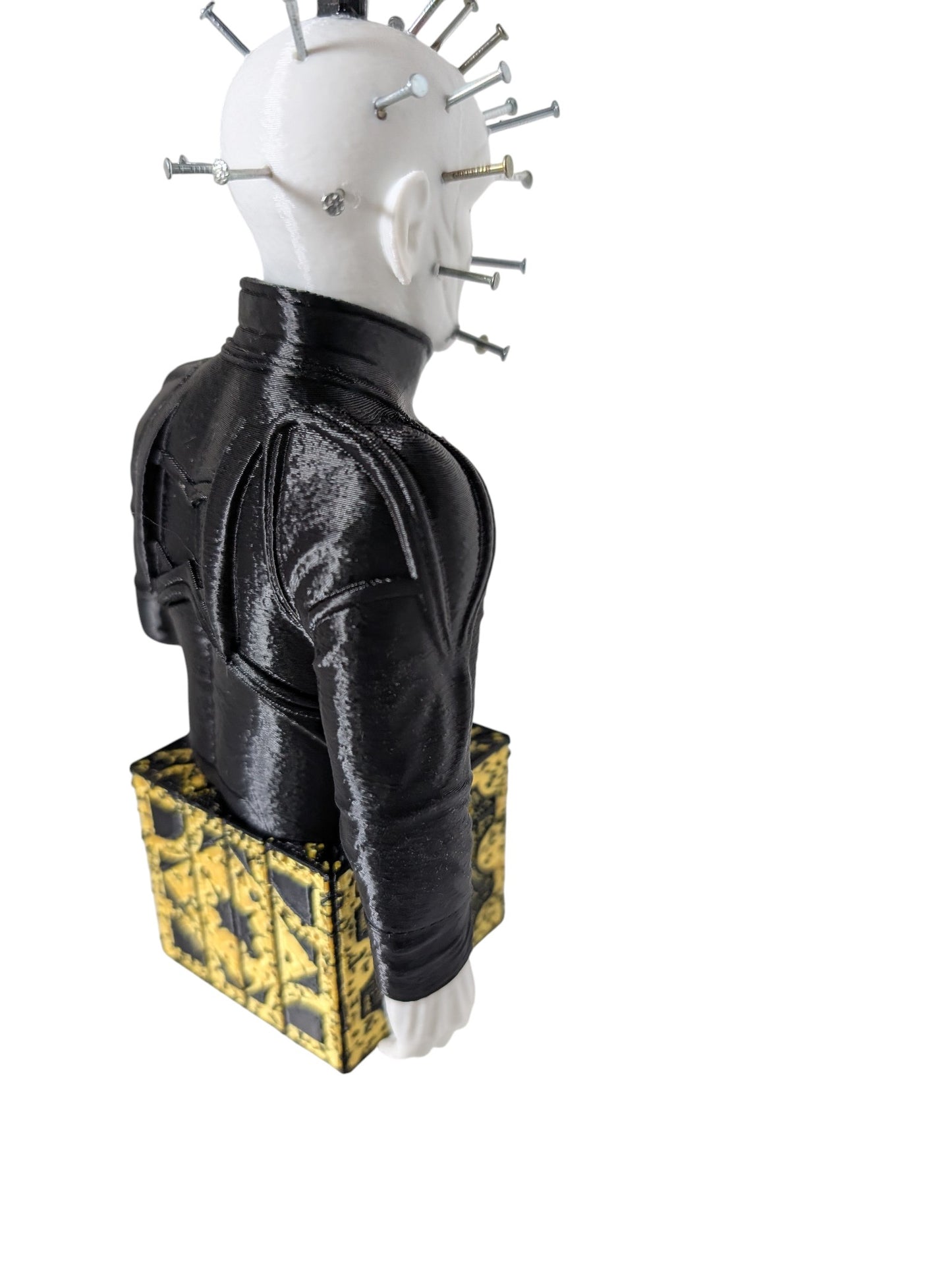 Hellraiser Pinhead Display 8”H with Real Metal Nails Horror Art