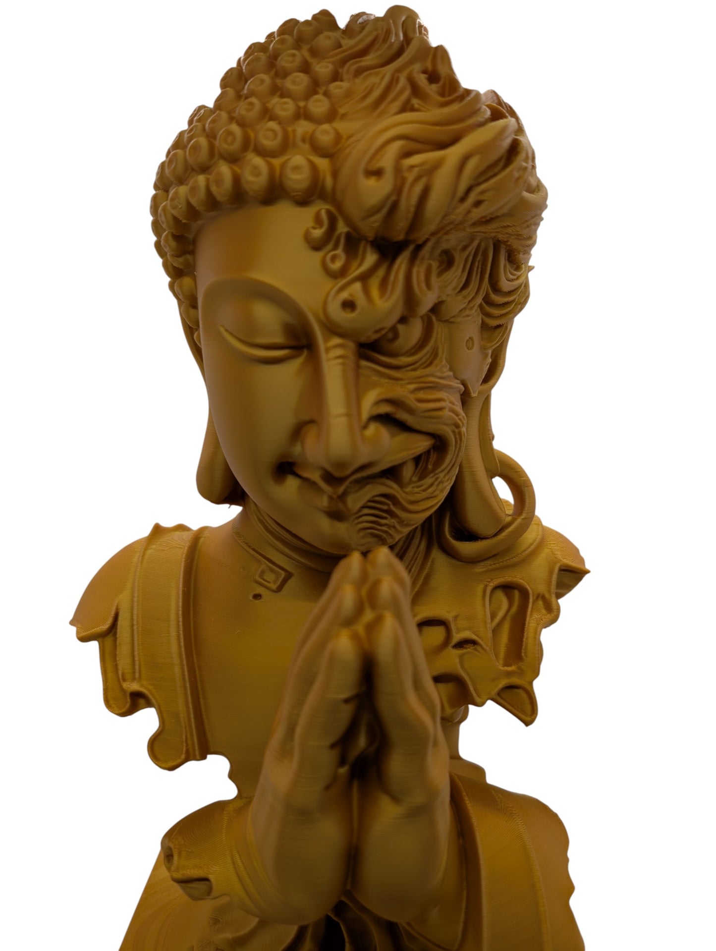 The Quiet Divide 12" Display Bust Modern Art Sculpture Unique Decor