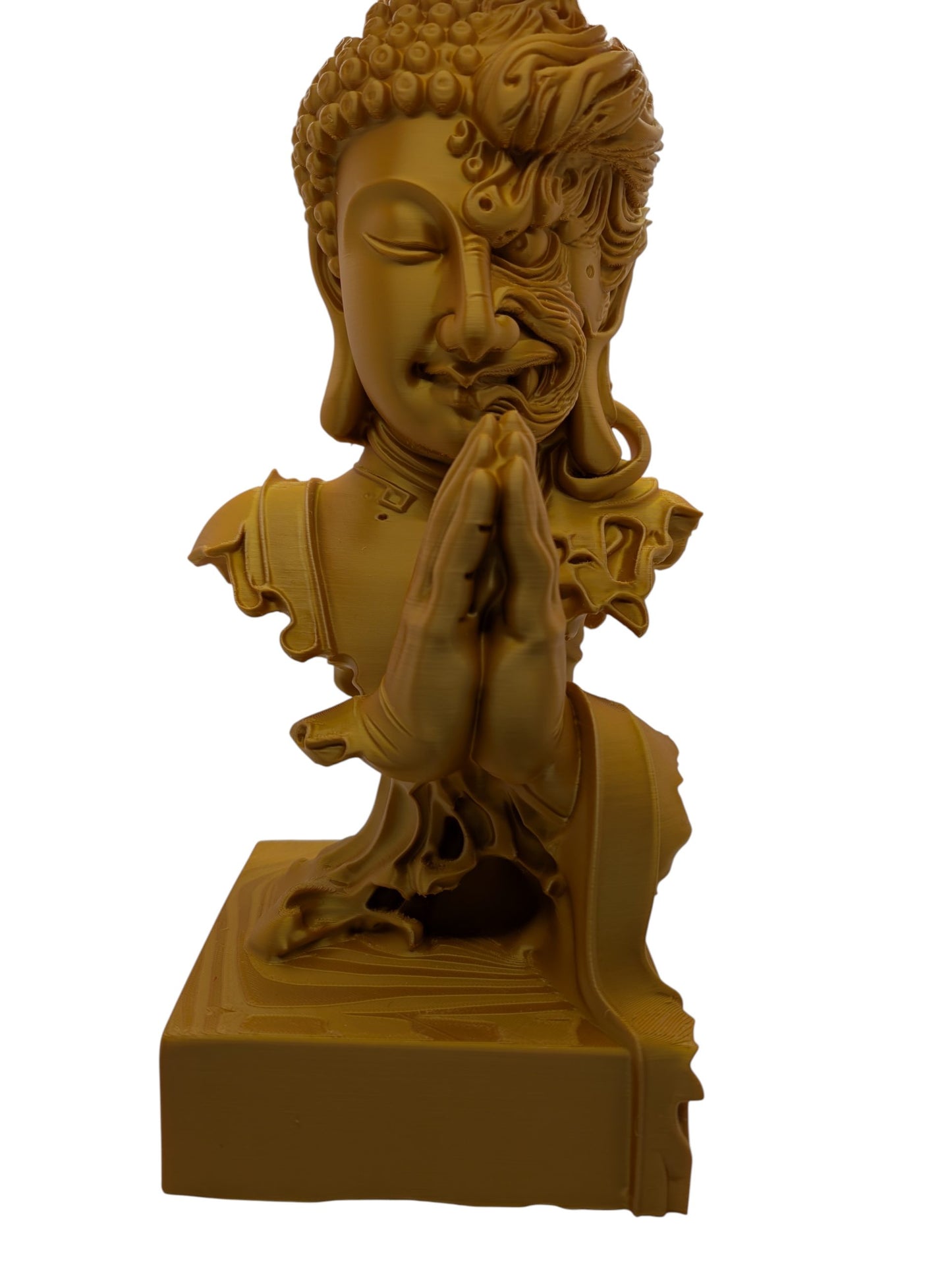 The Quiet Divide 12" Display Bust Modern Art Sculpture Unique Decor