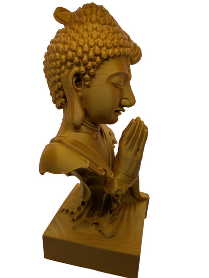 The Quiet Divide 12" Display Bust Modern Art Sculpture Unique Decor