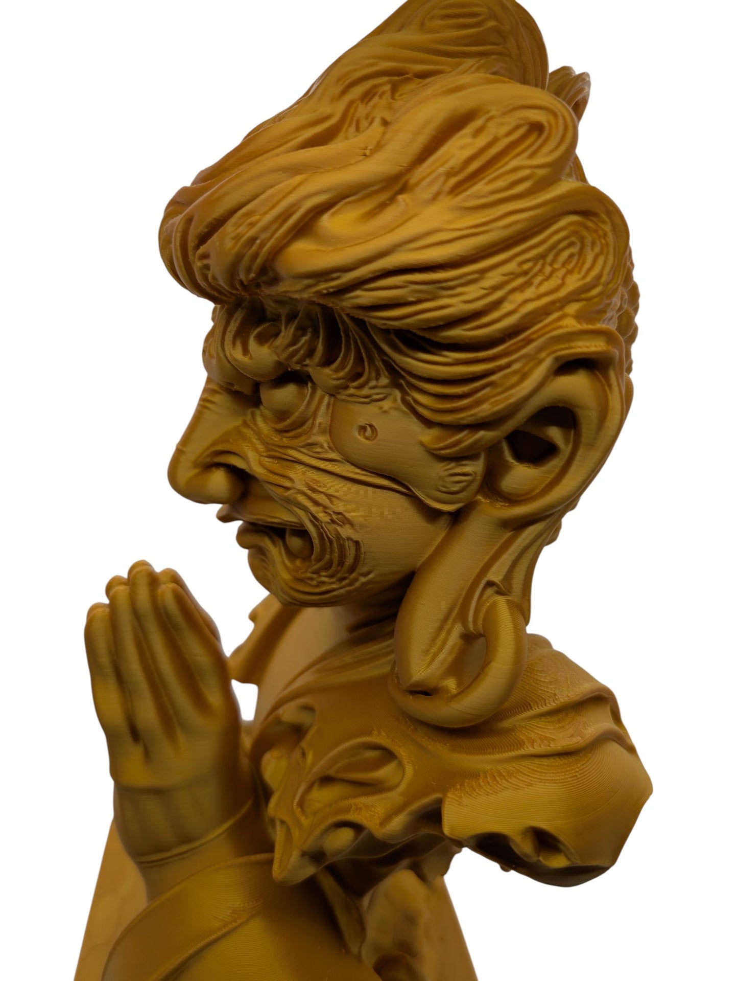 The Quiet Divide 12" Display Bust Modern Art Sculpture Unique Decor