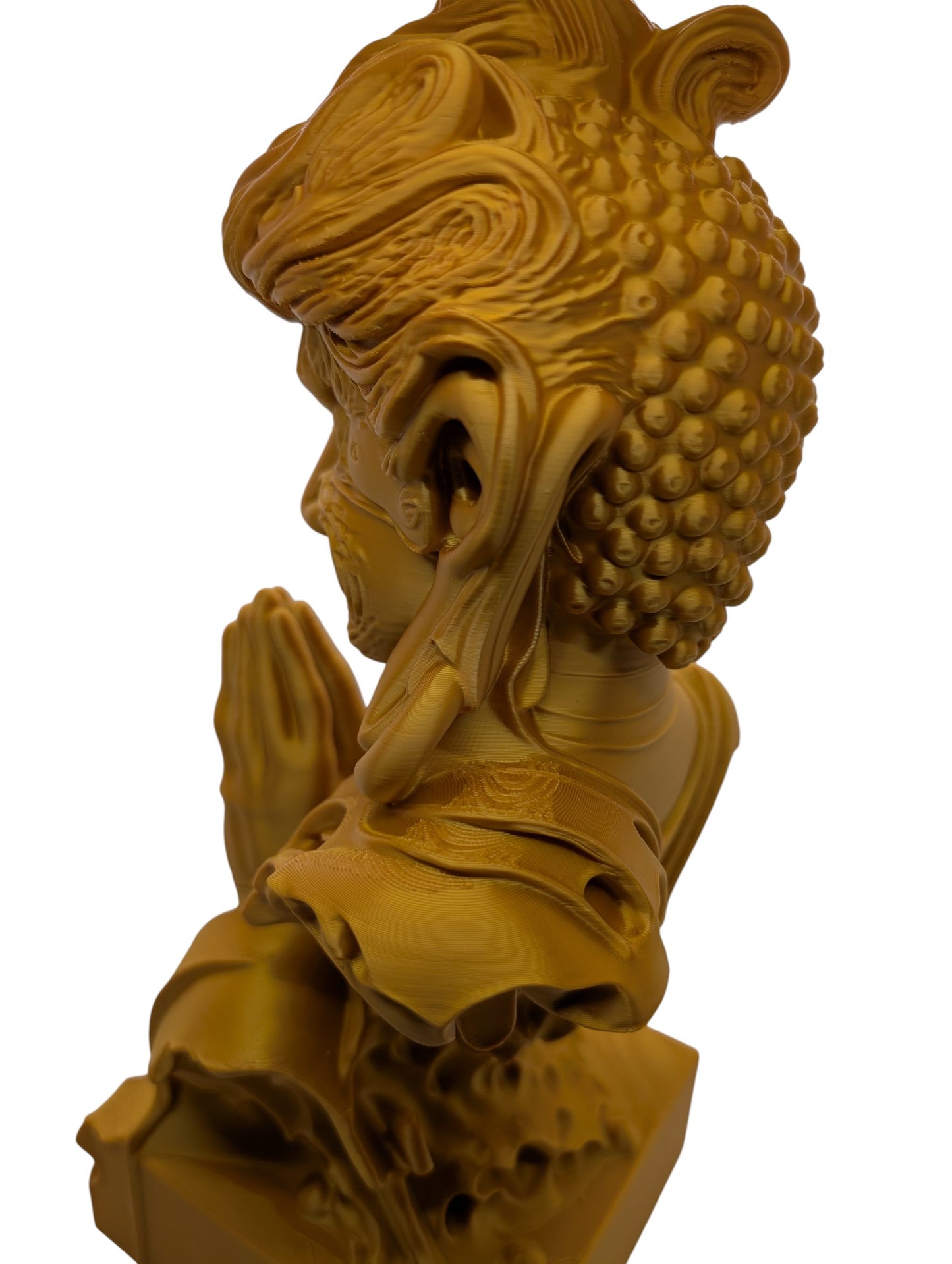 The Quiet Divide 12" Display Bust Modern Art Sculpture Unique Decor