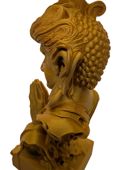 The Quiet Divide 12" Display Bust Modern Art Sculpture Unique Decor