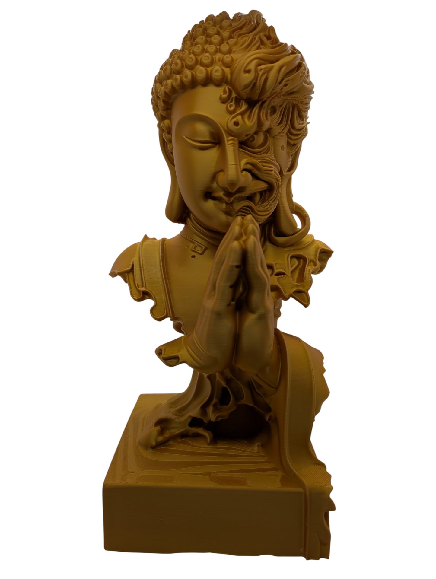 The Quiet Divide 12" Display Bust Modern Art Sculpture Unique Decor