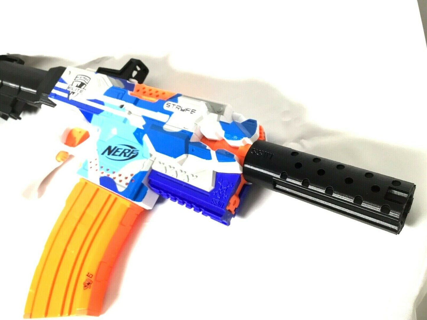 SSWI SAVAGE Tactical Custom Barrel Twist On Ext Attachment For Dart Blaster