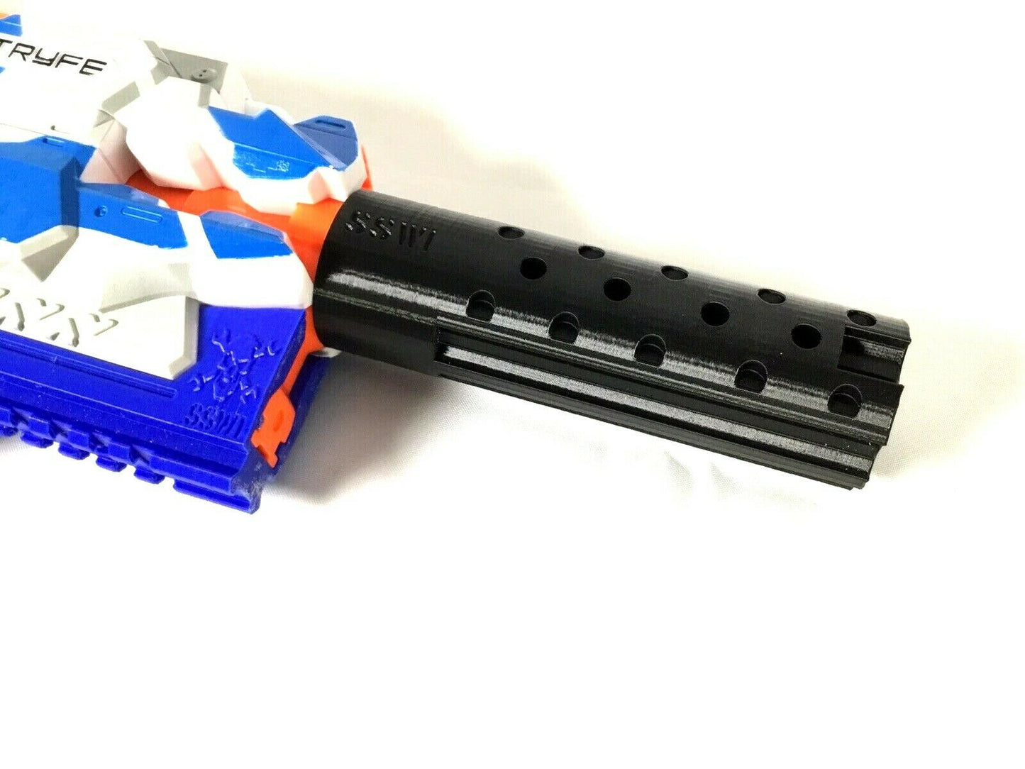 SSWI SAVAGE Tactical Custom Barrel Twist On Ext Attachment For Dart Blaster