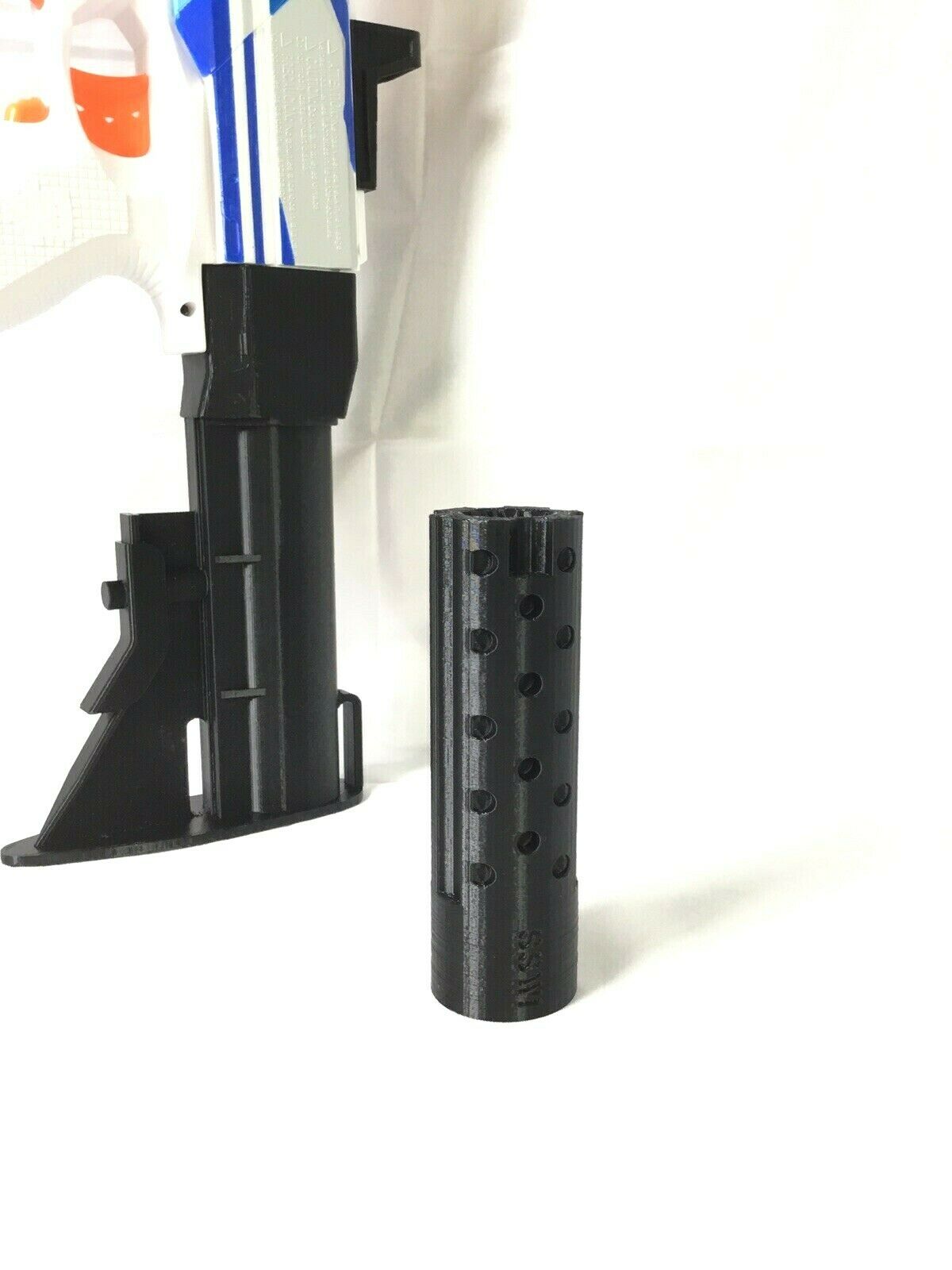 SSWI SAVAGE Tactical Custom Barrel Twist On Ext Attachment For Dart Blaster