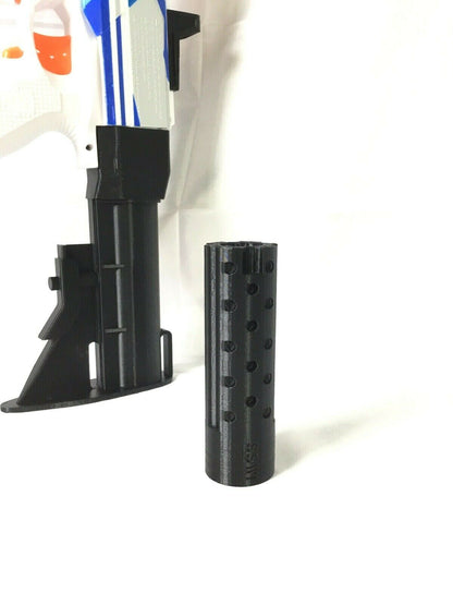 SSWI SAVAGE Tactical Custom Barrel Twist On Ext Attachment For Dart Blaster