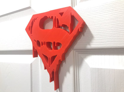 Dripping Superman Door or Wall Display