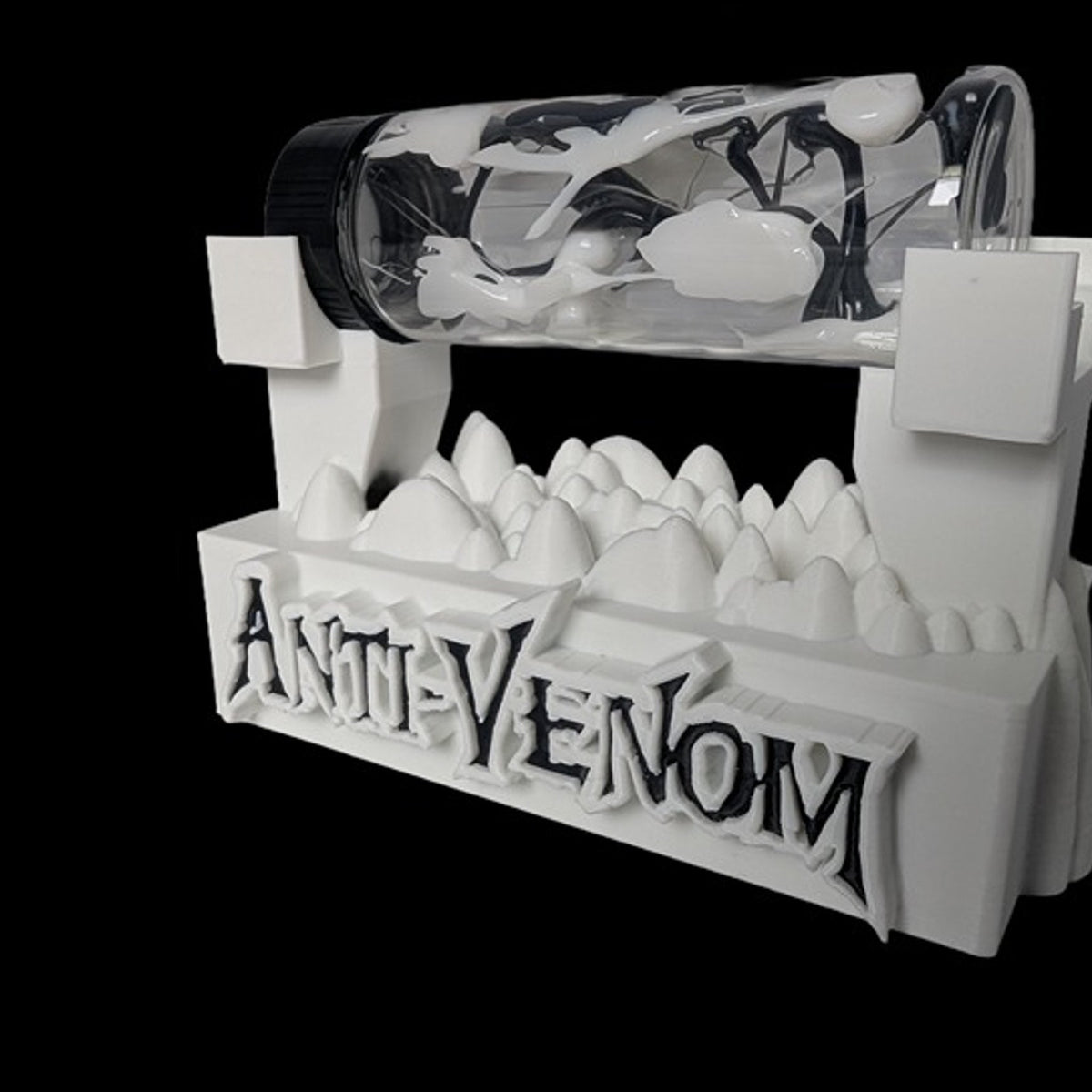 Anti-Venom Symbiote V2 Contained in a Glass Vial w/ Custom Display Stand CosPlay