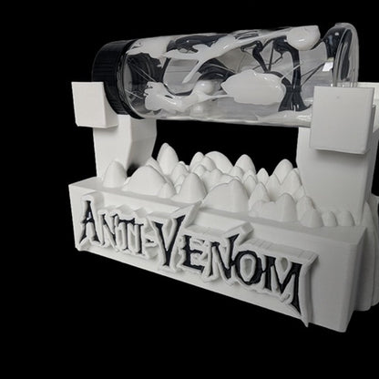 Anti-Venom Symbiote V2 Contained in a Glass Vial w/ Custom Display Stand CosPlay