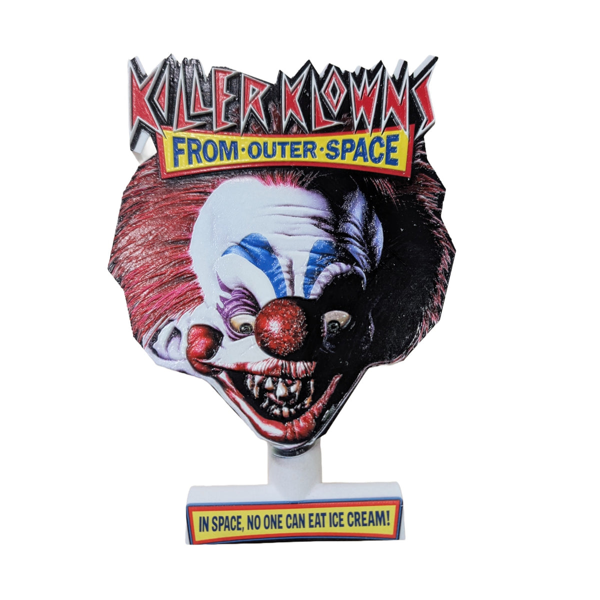 New Killer Klowns From Outer Space 9” Raised Ink Custom Display Sign