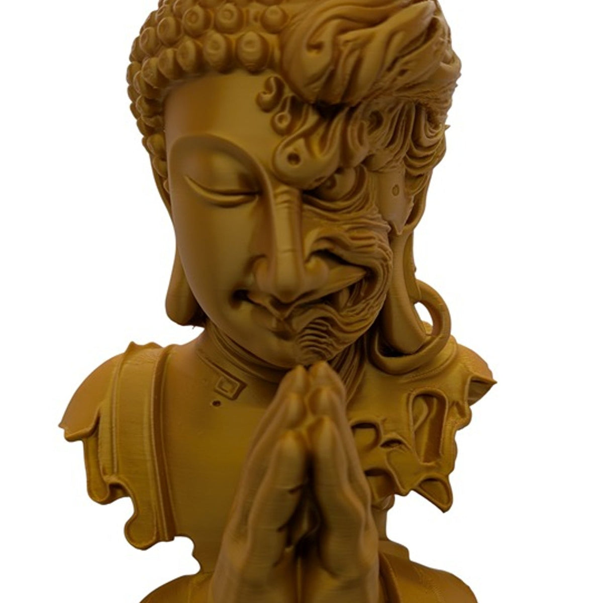 The Quiet Divide 12" Display Bust Modern Art Sculpture Unique Decor