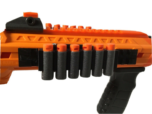 SSWI Dart Tactical Rail Ammo Holder Holds 6, 8 or 10 Darts for Adventure Force
