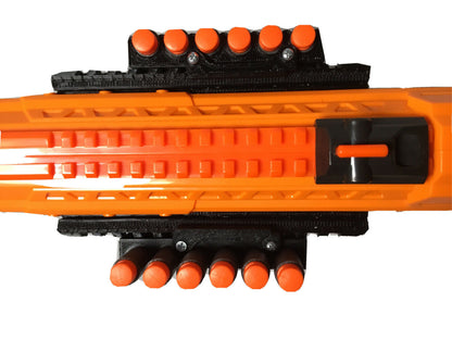 SSWI Dart Tactical Rail Ammo Holder Holds 6, 8 or 10 Darts for Adventure Force