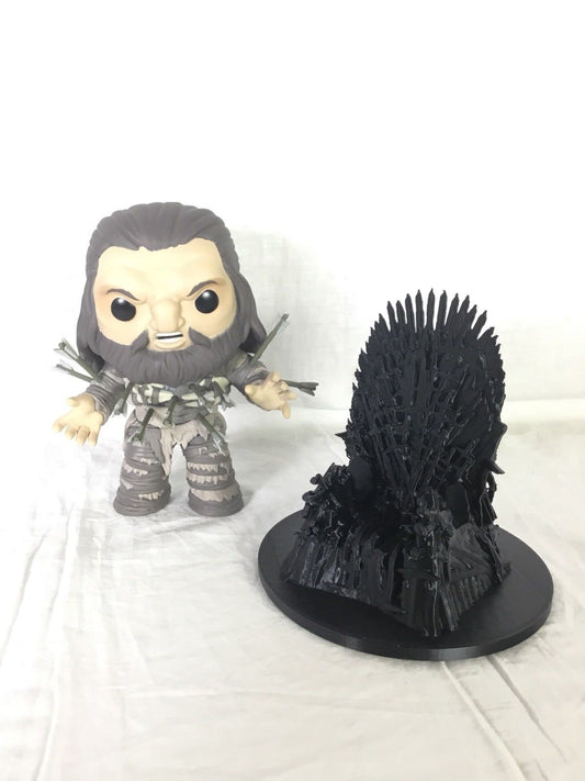 Game Of Thrones Iron Throne Desktop Business Card Smart Phone Holder 3D Print