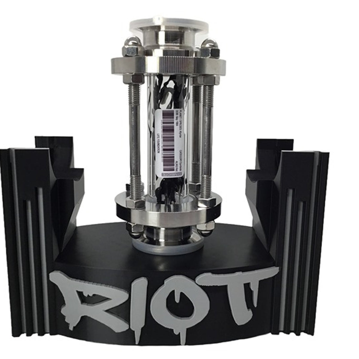 RIOT Symbiote Specimen Containment Vial w/ Custom 3D Display Stand Cosplay Prop