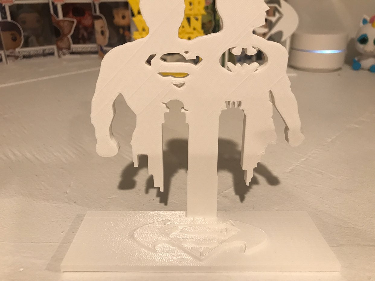 Batman / Superman Sign Stand Ver 1